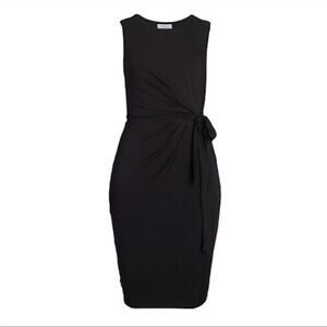 Bailey 44 NWT black sleeveless dress side tie cozy